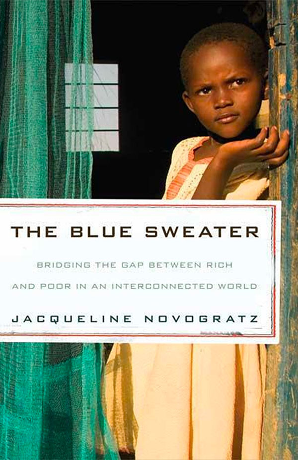 Book cover for The Blue Sweater by Jaqueline Novogratz